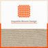 AKIRA Jute Cushion Covers For Home | Multicolour (Set of 3 - 16 x 16 Inches)